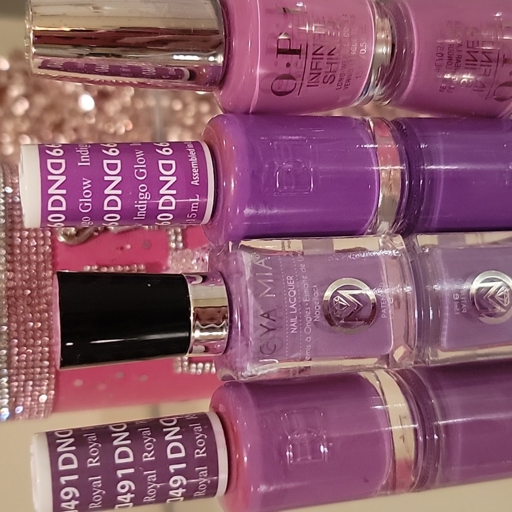 OPI & Other High End Brands. Vibrant Purple Nail Polish Collection. BN.